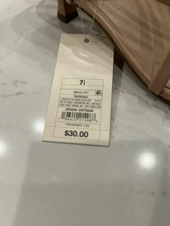 a new day Nude Strappy Toe-Loop Slingback Sandals - Picture 6 of 7